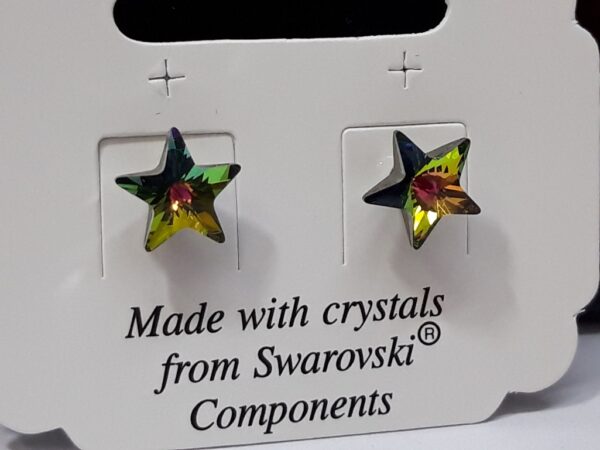 Naušnice od Swarovski kristala u obliku zvijezdica