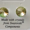 Zanimljive naušnice načinjene su od Swarovski Elements kristala