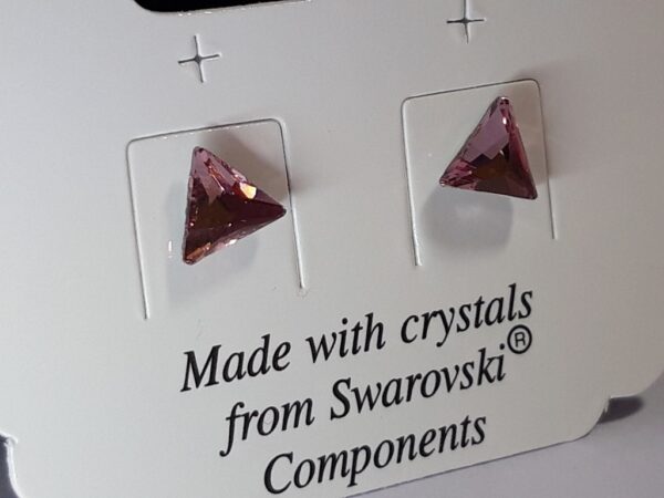 Naušnice od Swarovski kristala u formi trokuta