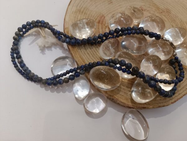 Srebrena ogrlica Lapis Lazuli