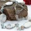 Larimar poludragi kamen- ogrlica
