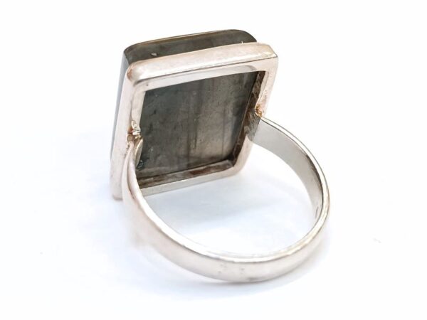 Poludragi kamen Labradorit- srebrni prsten 925Ag