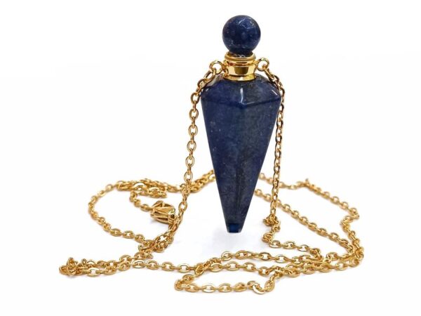Lapis Lazuli poludragi kamen s difuzerom za eterična ulja